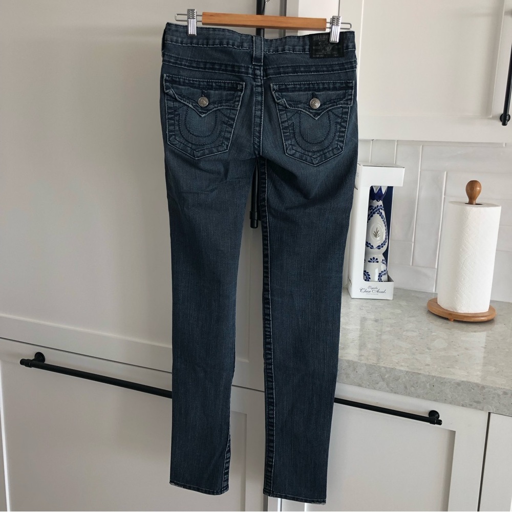 True Religion Women's Size 26 Julie Black Label Slim Skinny Jeans